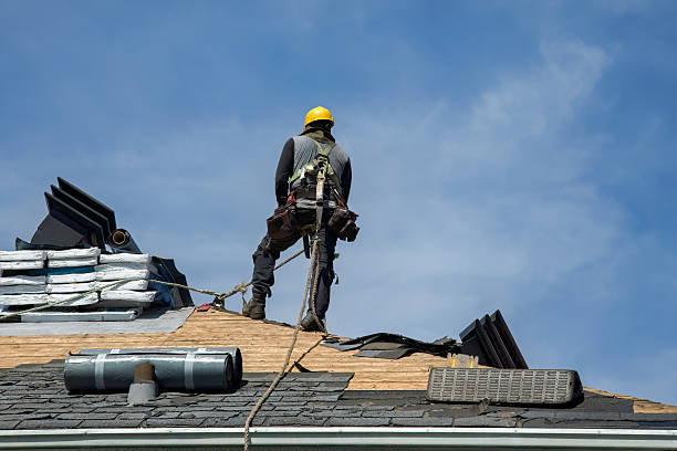 Professional Roofing technician working in Hillside, NJ